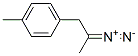 Benzene,  1-(2-diazopropyl)-4-methyl-  (9CI) Struktur