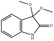 3,3-diMethoxyindolin-2-one Struktur