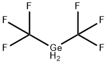 bis(trifluoromethyl)germane Struktur