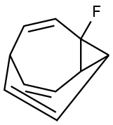 Tricyclo[3.3.2.02,8]deca-3,6,9-triene, 1-fluoro- (9CI) Struktur