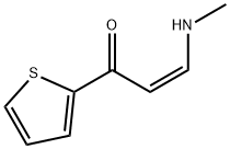 (2Z)-3-(METHYLAMINO)-1-(2-THIENYL)PROP-2-EN-1-ONE Struktur