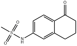 N-(5-oxo-5,6,7,8-tetrahydronaphthalen-2-yl)MethanesulfonaMide Struktur