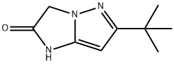 6-(tert-Butyl)-1H-iMidazo[1,2-b]pyrazol-2(3H)-one Struktur