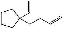 Cyclopentanepropanal, 1-ethenyl- (9CI) Struktur