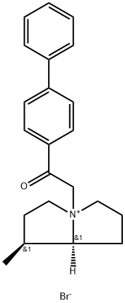 N-4-Phenylphenacyl ehliotridanium bromide Struktur