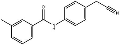 Benzamide, N-[4-(cyanomethyl)phenyl]-3-methyl- (9CI) Struktur