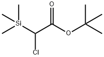 TERT-BUTYL-2-CHLORO-2-TRIMETHYLSILYLACETATE Struktur