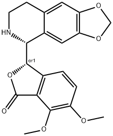 (+/-)-Nor-β-hydrastine Struktur