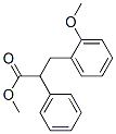 methyl 3-(2-methoxyphenyl)-2-phenyl-propanoate Struktur