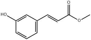 2-Propenoic acid, 3-(3-hydroxyphenyl)-, Methyl ester, (2E)- Struktur