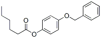 (4-phenylmethoxyphenyl) hexanoate Struktur