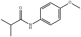 N-(4-methoxyphenyl)-2-methyl-propanamide Struktur