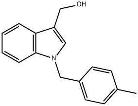 1-[(4-METHYLPHENYL)METHYL]-1H-INDOLE-3-METHANOL Struktur