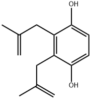 1,4-Benzenediol, 2,3-bis(2-methyl-2-propenyl)- (9CI) Struktur