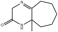 2,3,5,6,7,8,9,9a-Octahydro-9a-methyl-1H-cycloheptapyrazin-2-one Struktur