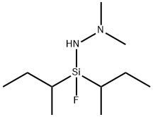 2-[Fluorobis(1-methylpropyl)silyl]-1,1-dimethylhydrazine Struktur