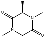 2,5-Piperazinedione,1,3,4-trimethyl-,(R)-(9CI) Struktur