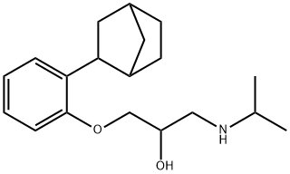 Bornaprolol Struktur