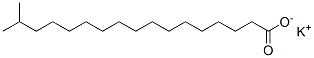 potassium isooctadecanoate Struktur