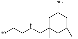 2-[[(5-amino-1,3,3-trimethylcyclohexyl)methyl]amino]ethanol Struktur