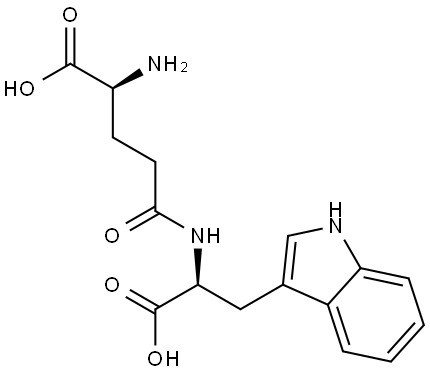 H-D-GLU(TRP-OH)-OH Struktur