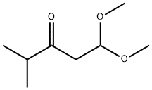 1,1-Dimethoxy-4-methylpentan-3-one Struktur