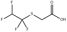 1,1,2,2-TETRAFLUOROETHYLTHIOACETIC ACID Struktur