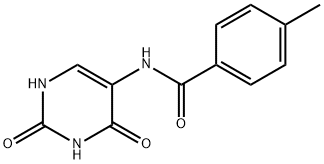 Benzamide, 4-methyl-N-(1,2,3,4-tetrahydro-2,4-dioxo-5-pyrimidinyl)- (9CI) Struktur