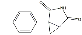 3-Azabicyclo[3.1.0]hexane-2,4-dione, 1-(4-methylphenyl)- Struktur