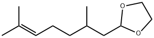 2-(2,6-dimethylhept-5-enyl)-1,3-dioxolane Struktur