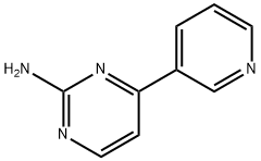 4-(Pyridin-3-yl)pyrimidin-2-amine Struktur