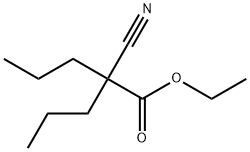 ethyl 2-cyano-2-propylvalerate Struktur