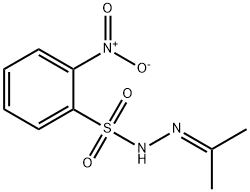 N-ISOPROPYLIDENE-N'-2-NITROBENZENESULFO& Structure