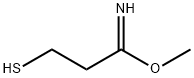 methyl 3-mercaptopropionimidate Struktur