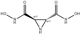 2,3-Aziridinedicarboxamide,N,N-dihydroxy-,trans-(9CI) Struktur