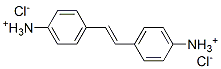 4,4'-vinylenedianilinium dichloride Struktur