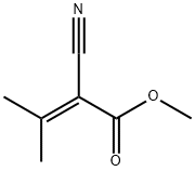 Methyl 2-cyano-3-methylcrotonate Struktur