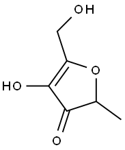 4-Hydroxy-5-(hydroxymethyl)-2-methyl-3(2H)-furanone Struktur