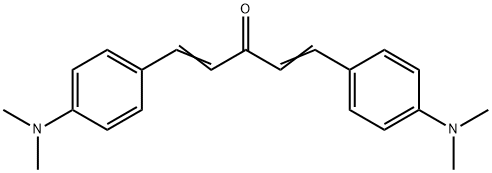 1,5-BIS(4-DIMETHYLAMINOPHENYL)-1,4-PENTADIEN-3-ONE Struktur