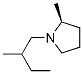 Pyrrolidine, 2-methyl-1-[(2S)-2-methylbutyl]-, (2R)- (9CI) Struktur