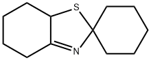 5,6,7,7a-Tetrahydrospiro[benzothiazole-2(4H),1'-cyclohexane] Struktur