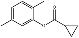 Cyclopropanecarboxylic acid, 2,5-dimethylphenyl ester (9CI) Struktur