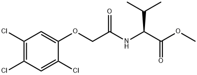 N-[(2,4,5-Trichlorophenoxy)acetyl]-L-valine methyl ester Struktur