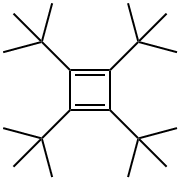 1,3-Cyclobutadiene,1,2,3,4-tetrakis(t-butyl) Struktur