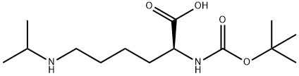 N-α-Boc-N-ε-isopropyl-L-lysine Struktur