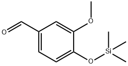 3-Methoxy-4-[(trimethylsilyl)oxy]benzaldehyde Struktur