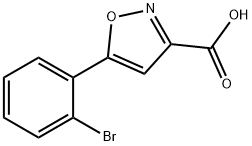 5-(2-BROMOPHENYL)-3-ISOXAZOLECARBOXYLIC ACID Struktur