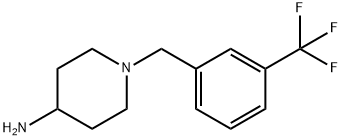 1-[3-(trifluoromethyl)benzyl]piperidin-4-amine Struktur