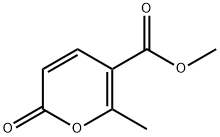 6-Methyl-2-oxo-2H-pyran-5-carboxylic acid methyl ester Struktur