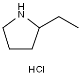 2-ethyl-Pyrrolidine hydrochloride Struktur